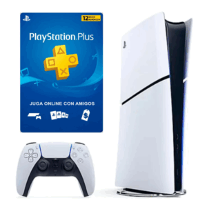 PS5 SLIM DIGITAL + PS PLUS (ESSENTIAL) 1 AÑO