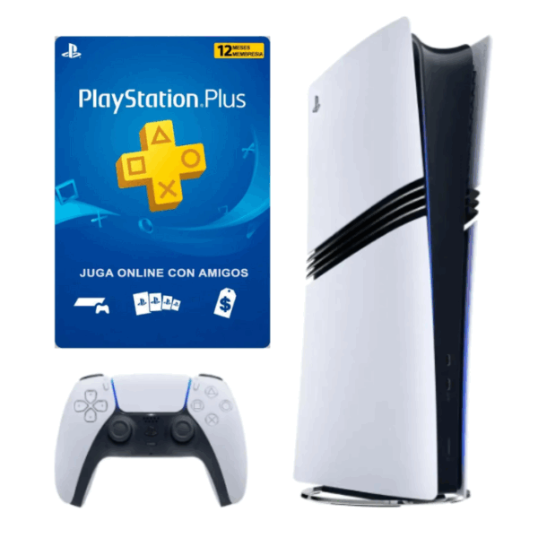 PS5 PRO + PS PLUS (ESSENTIAL) 1 AÑO